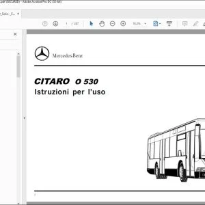 Mercedes-Benz CITARO O 530 Istruzioni per I’uso - PDF DOWNLOAD (Italian)