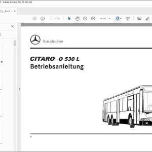 Mercedes-Benz CITARO O 530 L Betriebsanleitung - PDF DOWNLOAD (German)