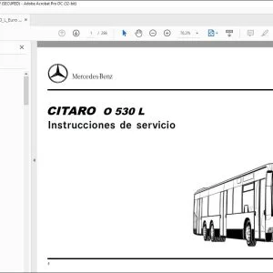 Mercedes-Benz CITARO O 530 L Instrucciones de servicio - PDF DOWNLOAD (Spanish)