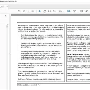 Mercedes-Benz CITARO O 530 L Instrukcja obslugi - PDF DOWNLOAD (Polish)