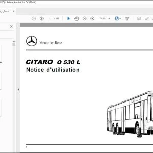 Mercedes-Benz CITARO O 530 L Notice d’utilisation - PDF DOWNLOAD (French)