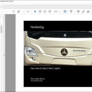 Mercedes Benz Citaro, Citaro LE, Citaro K, Citaro G, CapaCity Handleiding - PDF DOWNLOAD (Dutch)