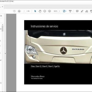 Mercedes Benz Citaro, Citaro LE, Citaro K, Citaro G, CapaCity Instrucciones de servicio - PDF DOWNLOAD (Spanish)