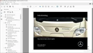 Mercedes Benz Citaro, Citaro LE, Citaro K, Citaro G, CapaCity Instruktionsbog - PDF DOWNLOAD (Danish)
