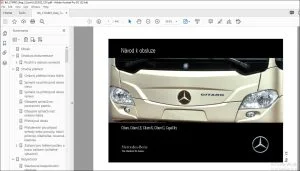 Mercedes Benz Citaro, Citaro LE, Citaro K, Citaro G, CapaCity Návod k obsluze - PDF DOWNLOAD (Czech))
