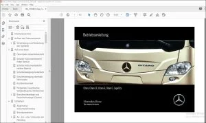 Mercedes Benz Citaro Citaro LE Citaro K Citaro G Capacity Betriebsanleitung - PDF DOWNLOAD (German)