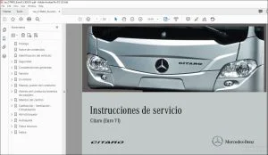 Mercedes Benz Citaro (Euro VI) Instrucciones de servicio - PDF DOWNLOAD (Spanish)