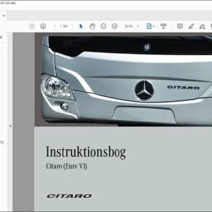 Mercedes Benz Citaro (Euro VI) Instruktionsbog - PDF DOWNLOAD (Danish)