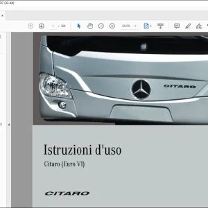 Mercedes Benz Citaro (Euro VI) Istruzioni d’uso - PDF DOWNLOAD (Italian)