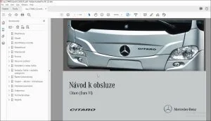 Mercedes Benz Citaro (Euro VI) Návod k obsluze - PDF DOWNLOAD (Czech)