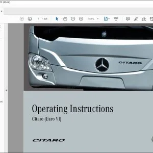 Mercedes Benz Citaro (Euro VI) Operating Instructions Manual - PDF DOWNLOAD