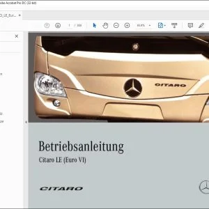Mercedes-Benz Citaro LE (Euro VI) Betriebsanleitung - PDF DOWNLOAD (German)