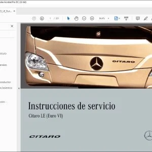 Mercedes-Benz Citaro LE (Euro VI) Instrucciones de servicio - PDF DOWNLOAD (Spanish)
