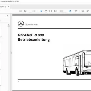 Mercedes-Benz Citaro O 530 Betriebsanleitung - PDF DOWNLOAD (German)