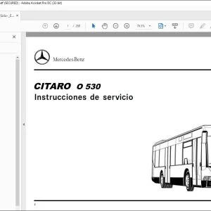 Mercedes-Benz Citaro O 530 Instrucciones de servicio - PDF DOWNLOAD (Spanish)
