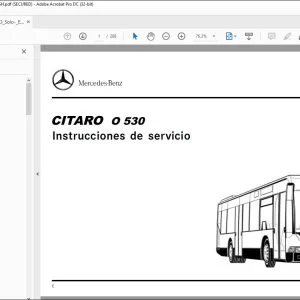 Mercedes-Benz Citaro O 530 Instrucciones de servicio - PDF DOWNLOAD (Spanish)
