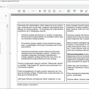 Mercedes-Benz Citaro O 530 Instrukcja obslugi - PDF DOWNLOAD (Polish)