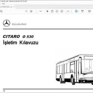 Mercedes-Benz Citaro O 530 İşletim Kılavuzu - PDF DOWNLOAD (Turkish)