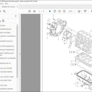 Yanmar 4TNV88C-PBV Engine Parts Manual 50940218 - PDF DOWNLOAD