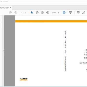 Case 21E / 121E / 221E / 321E Series 3 KOMPAKT HJULLÆSSEREN Instruktionsbog Manual(84191488)  -  PDF DOWNLOAD (Danish)
