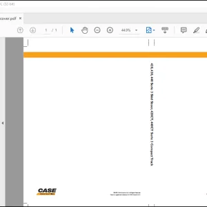 Case 420, 430, 440 Serie 3 Skid Steer, 420CT, 440CT Serie 3 Compact Track GEBRUIKERSHANDLEIDING(84268625) -  PDF DOWNLOAD