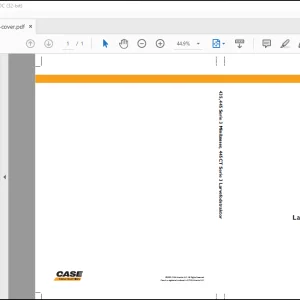 Case 435 445 Serie 3 Minilæsser 445CT Serie 3 Larvefodstraktor Instruktionsbog Manual(84268640)-PDF DOWNLOAD (Danish)