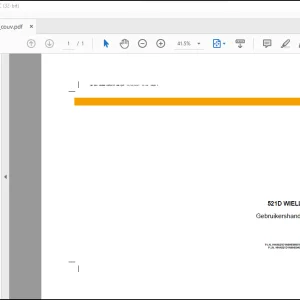 Case 521D WIELLADER Gebruikershanleiding(6-38143) - PDF DOWNLOAD (Dutch)