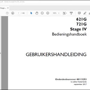 Case 621G 721G Stage IV Bedieningshandboek(48113253) - PDF DOWNLOAD (Dutch)