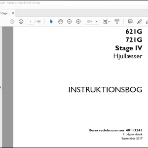 Case 621G 721G Stage IV Hjullæsser Instrktionsbog Manual(48113243)-PDF DOWNLOAD (Danish)