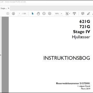 Case 621G 721G Stage IV Hjullæsser Instrktionsbog Manual(51575991)-PDF DOWNLOAD (Danish)