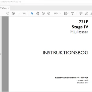 Case 721F Stage IV Hjullæsser Instrktionsbog Manual(47919926)-PDF DOWNLOAD (Danish)