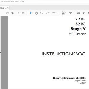 Case 721G 821G Stage V Hjullæsser Instrktionsbog Manual(51481782)-PDF DOWNLOAD (Danish)