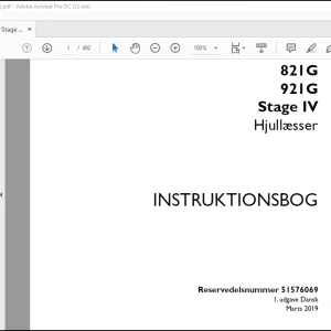 Case 821G 921G Stage IV Hjullæsser Instrktionsbog Manual(51576069)-PDF DOWNLOAD (Danish)