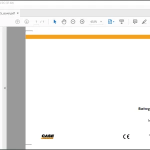 Case CX130 Bæltegravemaskine Instruktionsbog Manual(84323635)-PDF DOWNLOAD(Danish)