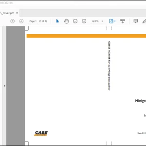 Case CX15B CX18B Series 2 Minigravemaskiner Instruktionsbog(84286945) - PDF DOWNLOAD (Danish)