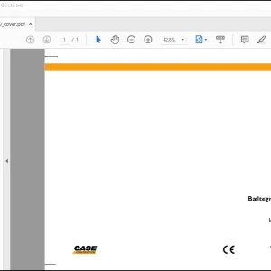 Case CX160B CX180B Bæltegravemaskiner Instruktionsbog Manual(84326120)-PDF DOWNLOAD (Danish)