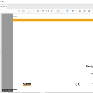 Case CX160B CX180B Bandgrävmaskiner Instruktionsbok Manual 84326129 - PDF DOWNLOAD (SWEDISH)