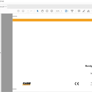 Case CX160B CX180B Bandgrävmaskiner Instruktionsbok Manual 84402434 - PDF DOWNLOAD (SWEDISH)