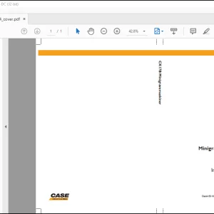 Case CX17B Minigravemaskiner Instruktionsbog Manual(84345584)-PDF DOWNLOAD(Danish)