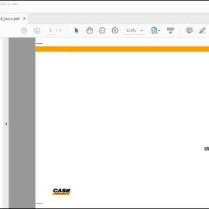 Case CX17B Minigravemaskiner Instruktionsbog Manual(87492464)  -  PDF DOWNLOAD (Danish)