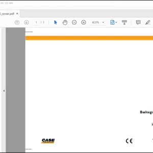 Case CX225SR Tier 3 Bæltegravemaskine Instruktionsbog Manual(84339054) -  PDF DOWNLOAD (Danish)