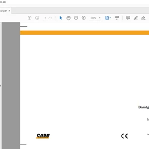 Case CX350B CX370B Bandgrävmaskiner Instruktionsbok Manual 84346015 - PDF DOWNLOAD (SWEDISH)