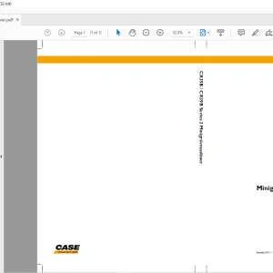 Case CX35B CX39B Series 2 Minigrävmaskiner Förarhandbok Manual 84372279 - PDF DOWNLOAD (SWEDISH)