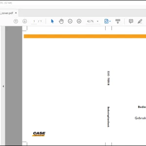 Case WIELLADER 521E TIER 3 Gebruikershanleiding(84266525) - PDF DOWNLOAD (Dutch)