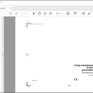 Case til Serie 90 Hurtig redskabskobling  graveredskaber Instruktionsbog Manual(6-23420) -  PDF DOWNLOAD (Danish)