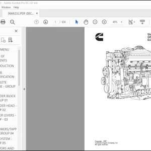 Cummins QSK19 Series Engine Shop Manual - PDF DOWNLOAD