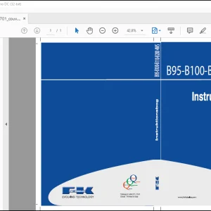 FIAT KOBELCO B95 - B100 - B110 B200 4WS INSTRUKTIONSBOG Manual (604.21.177.01) -PDF DOWNLOAD(DANISH)