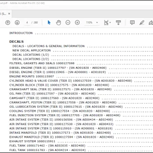 GEHL GE303 Compact Excavator Parts Manual (918038) -  PDF DOWNLOAD