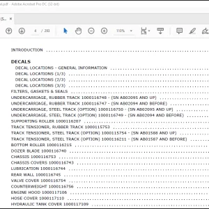 GEHL GE602 Compact Excavator Parts Manual (918041)  - PDF DOWNLOAD