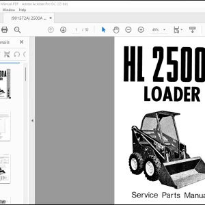 GEHL HL 25001 SERVICE PARTS Manual(901572) - PDF DOWNLOAD